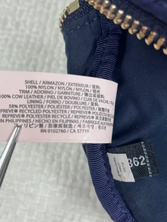 kate spade NY “Watson Lane-Betty” Rich Navy Nylon Belt Bag - Picture 5 of 13